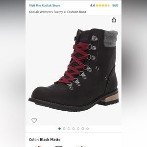 Kodiak Women Boot Size 8M Black Matte